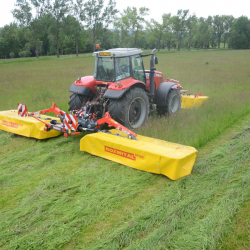 Disc mowers combinations