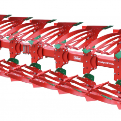 Semi-mounted reversible ploughs